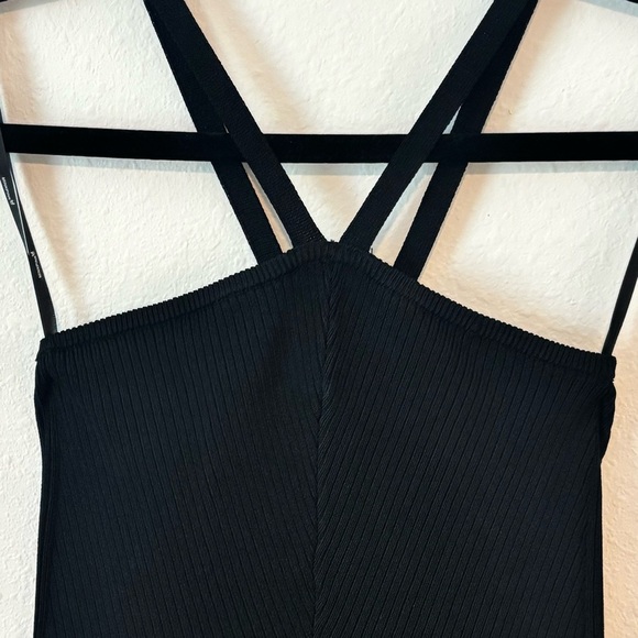 Women MINKPINK Black Christy Knit Strappy Midi Dress Size XS - Picture 3 of 10